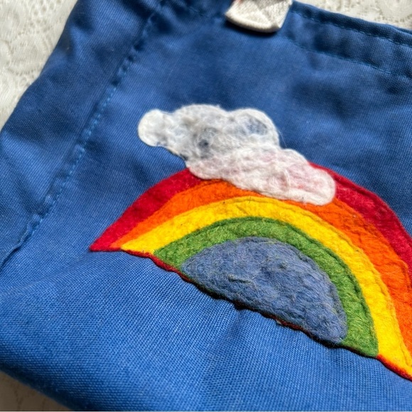 Vintage Handmade Rainbow bag - Picture 3 of 16